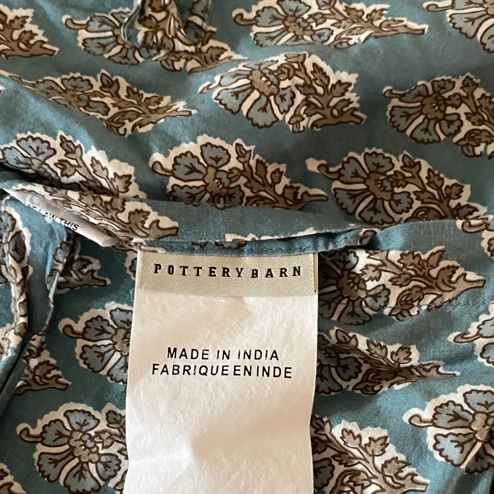 Pottery Barn Neena Patchwork Euro Pillow Sham